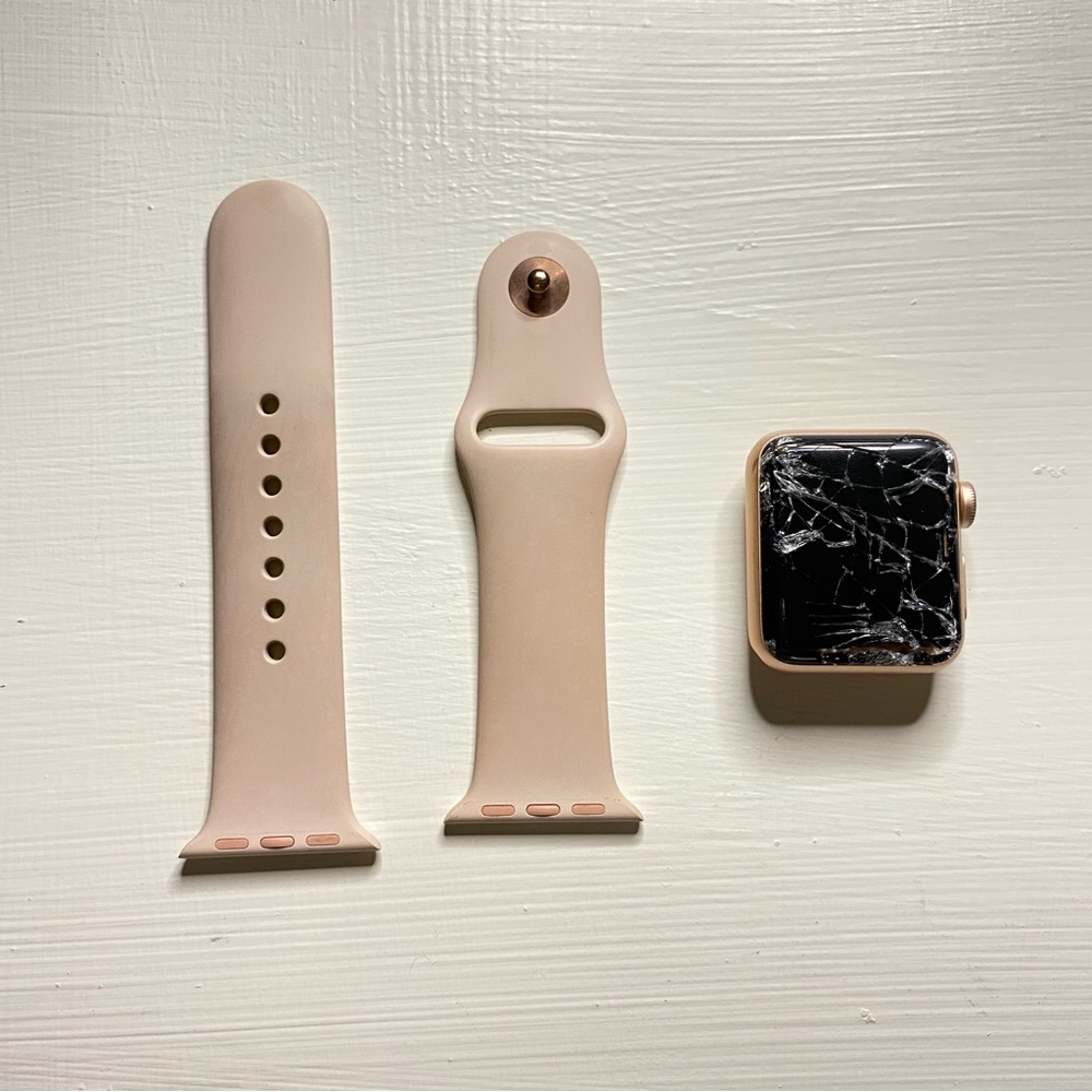 Apple Watch with Bands (broken screen)